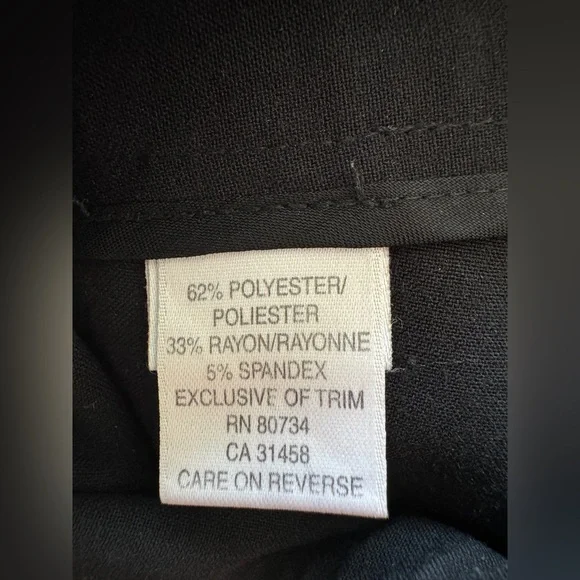 BCBG Maxazria Black Slacks - Picture 4 of 6